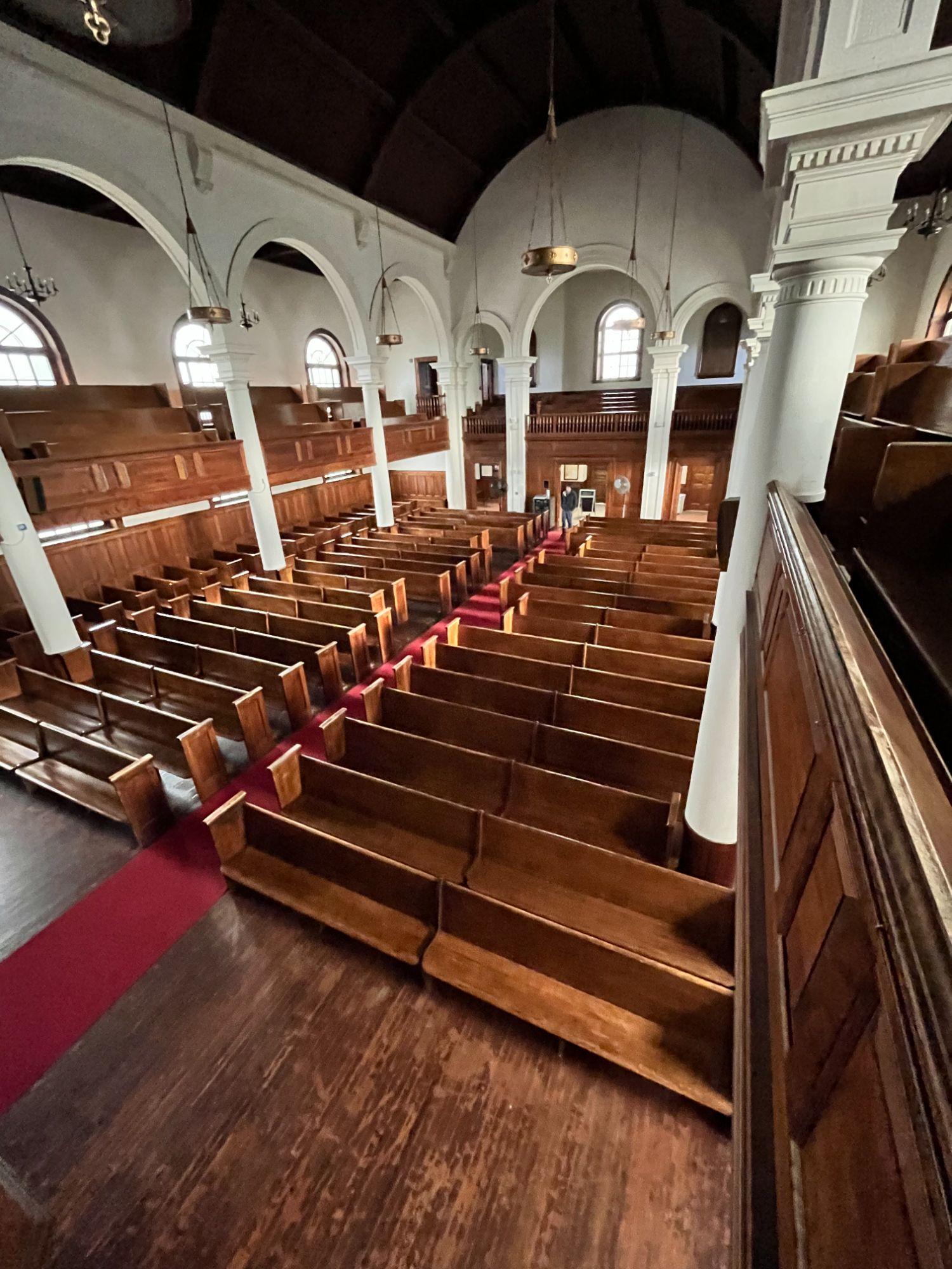 Interior of Mead Memorial Chapel
